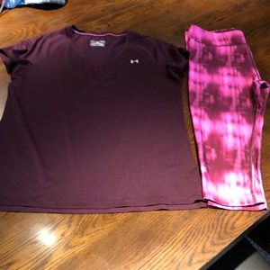 Under Armour workout set